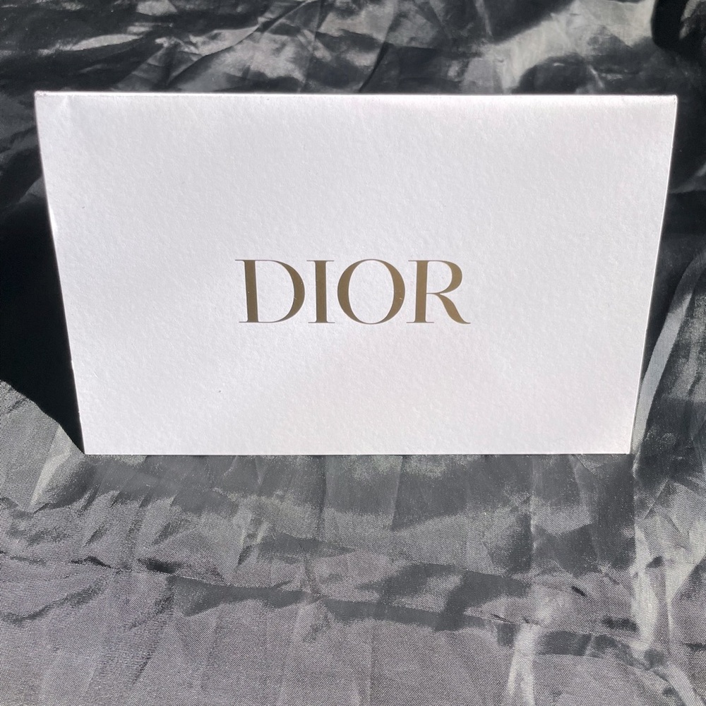 Dior Shopping Card.